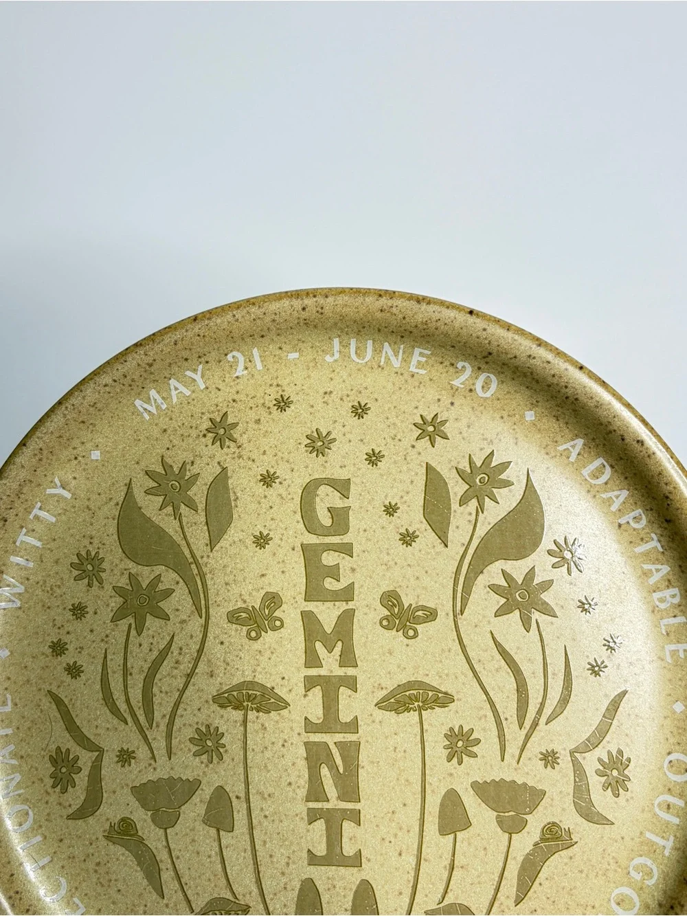 UO Home Horoscope Gemini Decorative Plate